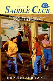 Cover of: English Horse by Bonnie Bryant
