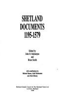 Cover of: Shetland documents, 1195-1579