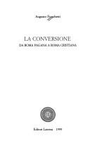 Cover of: La conversione: da Roma pagana a Roma cristiana