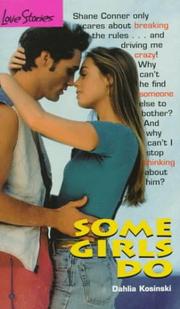 Cover of: Some Girls Do (Love Stories No. 11)