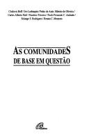 Cover of: As comunidades de base em questão