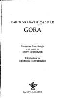 Cover of: Gora by Rabindranath Tagore