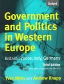 Government and politics in Western Europe by Yves Mény