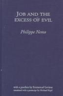 Cover of: Job and the excess of evil