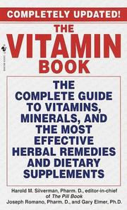 Cover of: The vitamin book