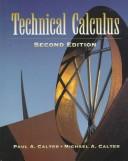 Cover of: Technical calculus.
