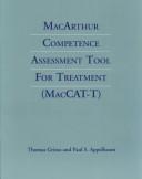 Cover of: MacArthur competence assessment tool for treatment (MacCAT-T)
