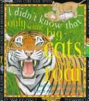 Cover of: Only some big cats can roar by Claire Llewellyn