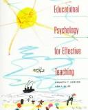 Cover of: Educational psychology for effective teaching