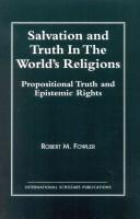 Cover of: Salvation and truth in the world's religions