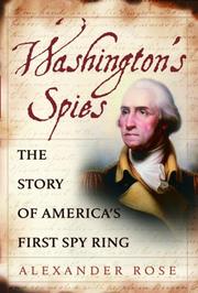 Cover of: Washington's Spies: The Story of America's First Spy Ring