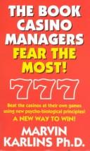 Cover of: The book casino managers fear the most! by Marvin Karlins