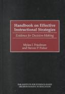 Cover of: Handbook on effective instructional strategies: evidence for decision-making