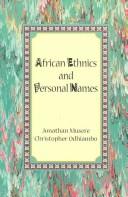 Cover of: African ethnics and personal names