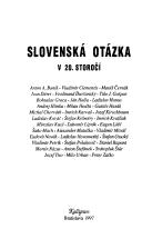 Cover of: Slovenská otázka v 20. storočí