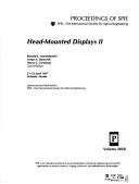 Cover of: Head-mounted displays II: 21-22 April 1997, Orlando, Florida
