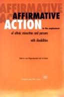 Cover of: Affirmative action in the employment of ethnic minorities and persons with disabilities