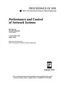 Cover of: Performance and control of network systems: 3-5 November 1997, Dallas, Texas