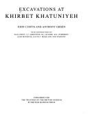Cover of: Excavations at Khirbet Khatuniyeh