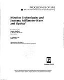 Cover of: Wireless technologies and systems: millimeter-wave and optical : 5 November 1997, Dallas, Texas