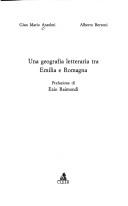 Cover of: Una geografia letteraria tra Emilia e Romagna