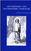 Cover of: Deuteronomy and Deuteronomic literature: festschrift C.H.W. Brekelmans