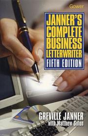 Janner's complete business letterwriter