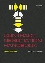 Contract negotiation handbook