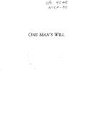 One man's will by Pamela Siew Im Ong