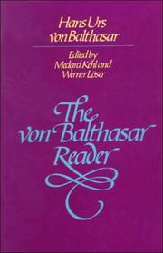 The von Balthasar reader