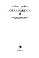 Cover of: Obra poética by Núñez, Aníbal