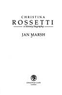 Christina Rossetti by Jan Marsh