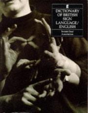 Dictionary of British sign language/English