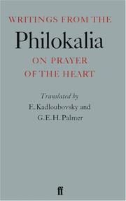 Cover of: Writings from the Philokalia on prayer of the heart