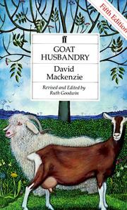 Goat husbandry by Mackenzie, David
