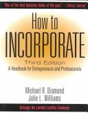 How to incorporate : a handbook for entrepreneurs and professionals