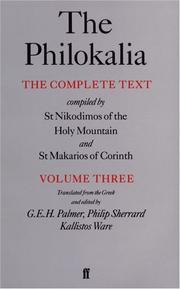 The philokalia : the complete text