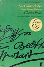 Cover of: The Classical Style by Charles Rosen