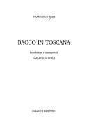 Cover of: Bacco in Toscana by Francesco Redi
