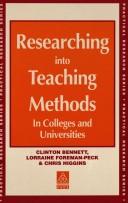 Research into teaching methods in colleges and universities