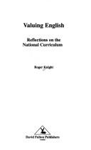 Valuing English : reflections on the National Curriculum