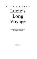 Cover of: Lucie's long voyage