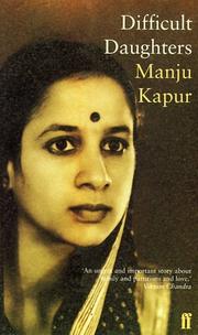 Cover of: Difficult Daughters by Manju Kapur