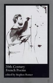 Cover of: 20th Century French Poems