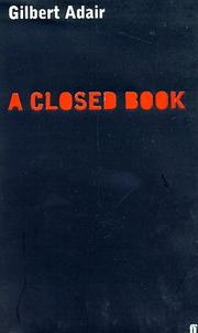 Cover of: A closed book