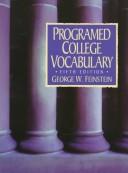Cover of: Programed college vocabulary
