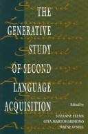 The generative study of second language acquisition