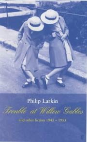 Trouble at Willow Gables and other fictions