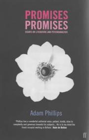 Promises, promises : essays on literature and psychoanalysis