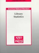 Cover of: Library statistics: an American national standard